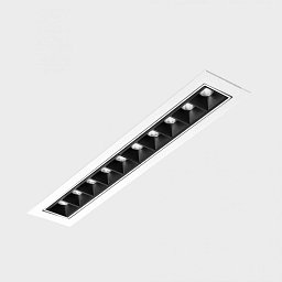 Obrázek pro produkt 513013RWB13   NSES TILT zapuštěné svítidlo s rámečkem 300x58 mm bílá-černá 20 W CRI 90 2700K Non-Dimm  - KOHL-Lighting
