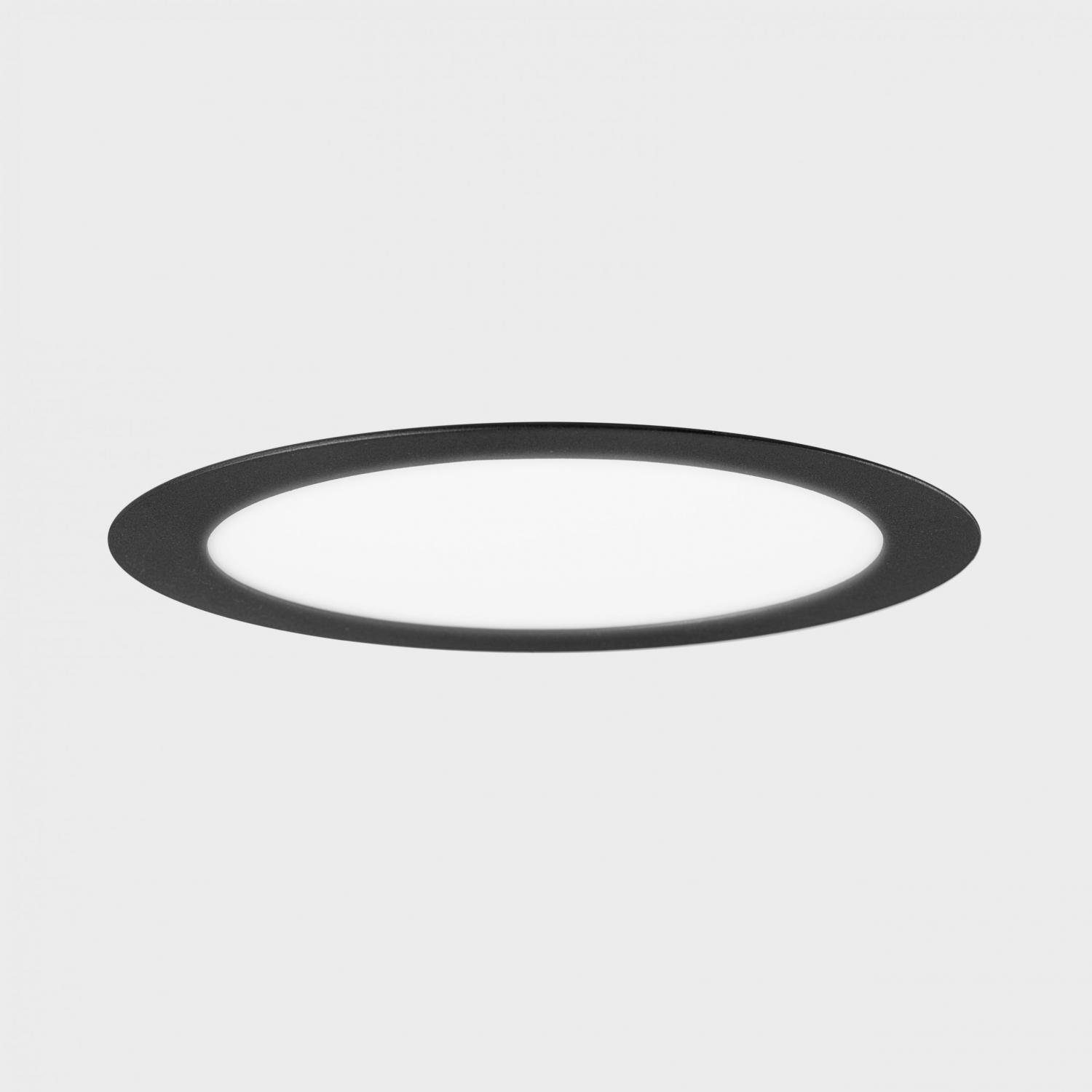 KHL K51702.07.RF.BK-BK.OP.ST.8.40 DISC zapuštěné svítidlo s rámečkem pr. 600 mm černá 56 W CRI >80 4000K Non-Dimm - KOHL-Lighting