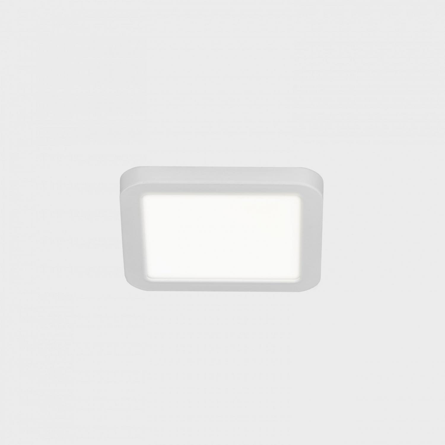 KHL K51705.02.RF.WH-WH.OP.ST.8.40 DISC SLIM SQ zapuštěné svítidlo s rámečkem 145x145 mm bílá 12 W CRI >80 4000K Non-Dimm - KOHL-Lighting