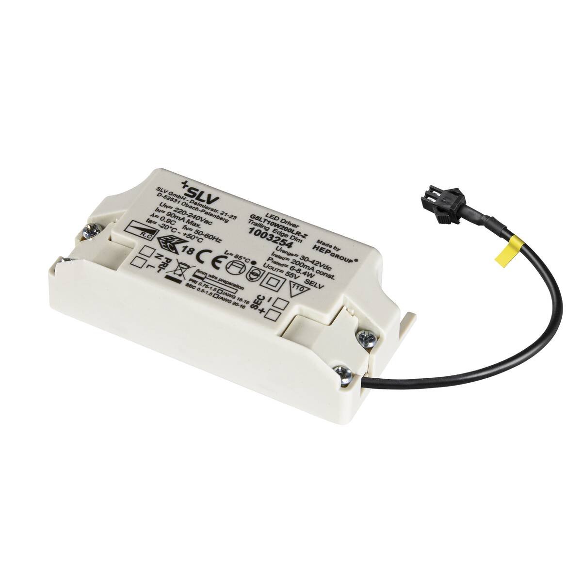 LA 1005609 LED driver 200 mA 10 W PHASE, Quick Connector - BIG WHITE (SLV)