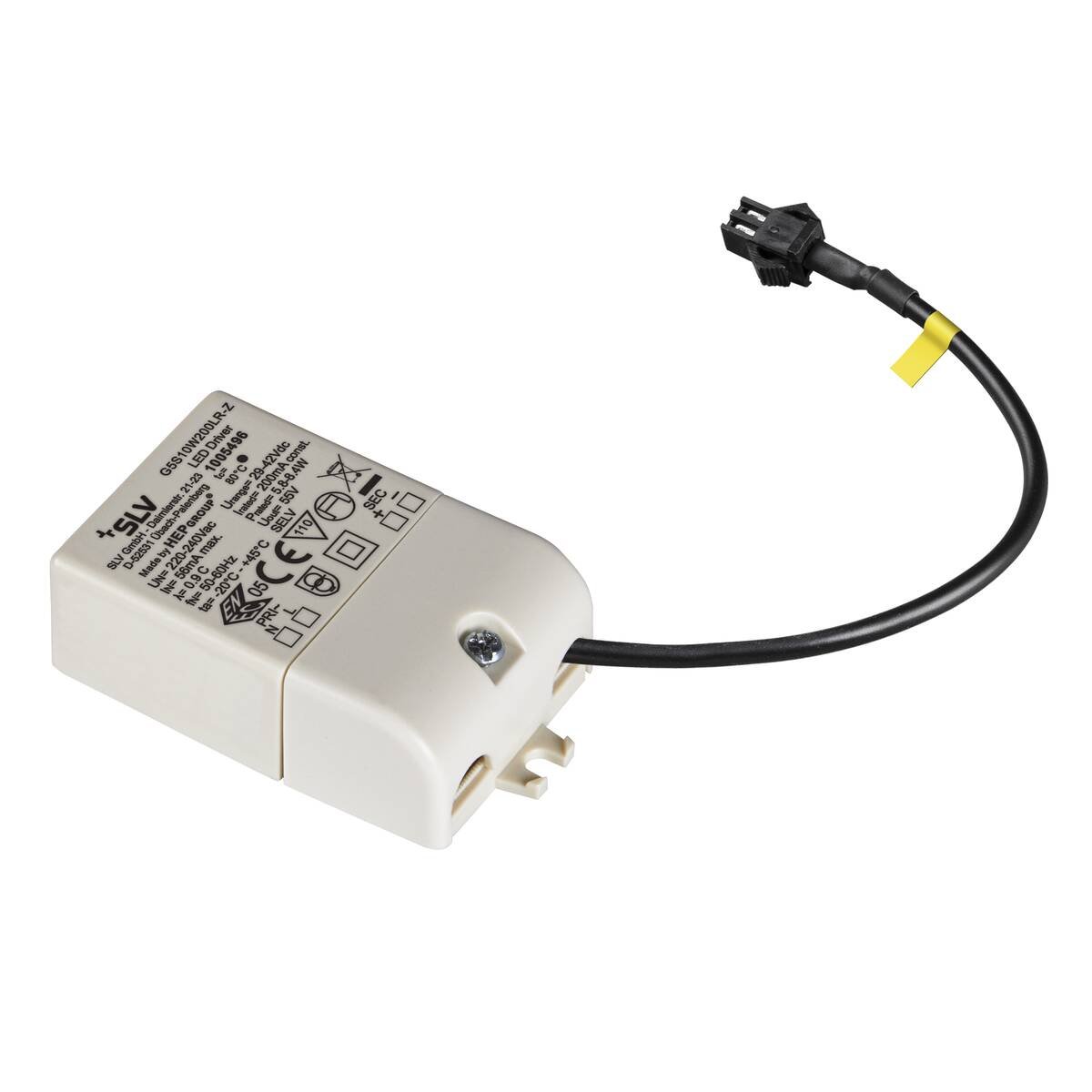 LA 1005610 LED driver 200 mA 10 W, Quick Connector - BIG WHITE (SLV)
