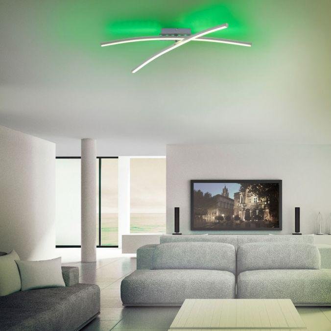LD 11255-55 ALINA LED stropní svítidlo, ocel, dálkový ovladač, stmívatelné, RGB, CCT 2700-5000K - LEUCHTEN DIREKT / JUST LIGHT (obrázek 2)