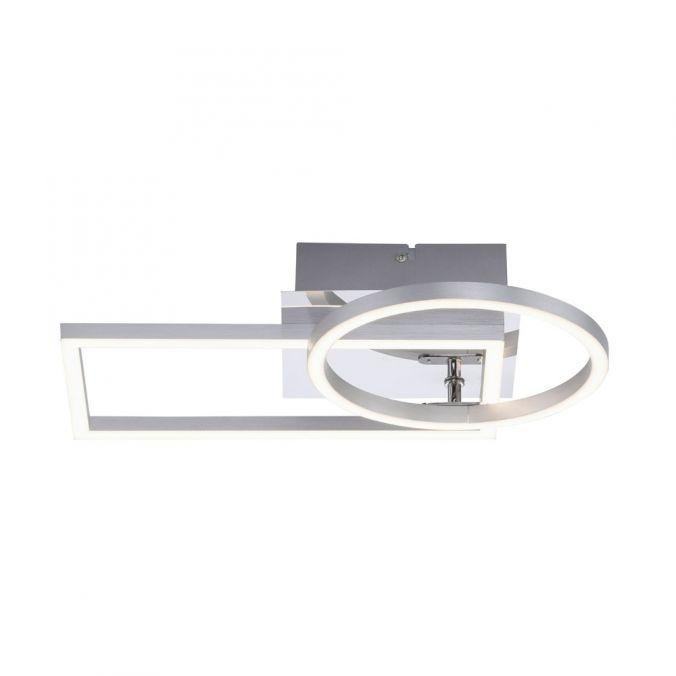 LD 14031-55 IVEN LED stropní svítidlo, barva ocel, teplá bílá, otočné, 2xLED 3000K - LEUCHTEN DIREKT / JUST LIGHT