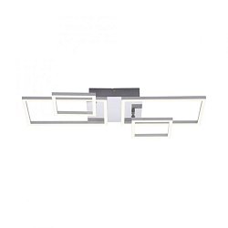 Obrázek pro produkt IVEN LED stropní svítidlo, barva ocel, moderní teplá bílá, design 3000K - LEUCHTEN DIREKT / JUST LIGHT