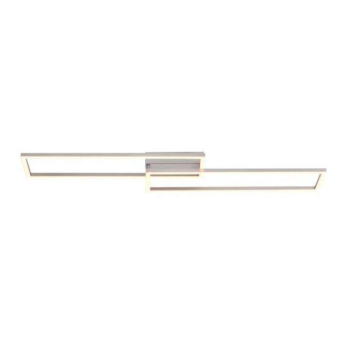 LD 14023-55 IVEN LED stropní svítidlo, barva ocel, stmívatelné, otočné, teplá bílá krokově stmívatelné 3000K - LEUCHTEN DIREKT / JUST LIGHT
