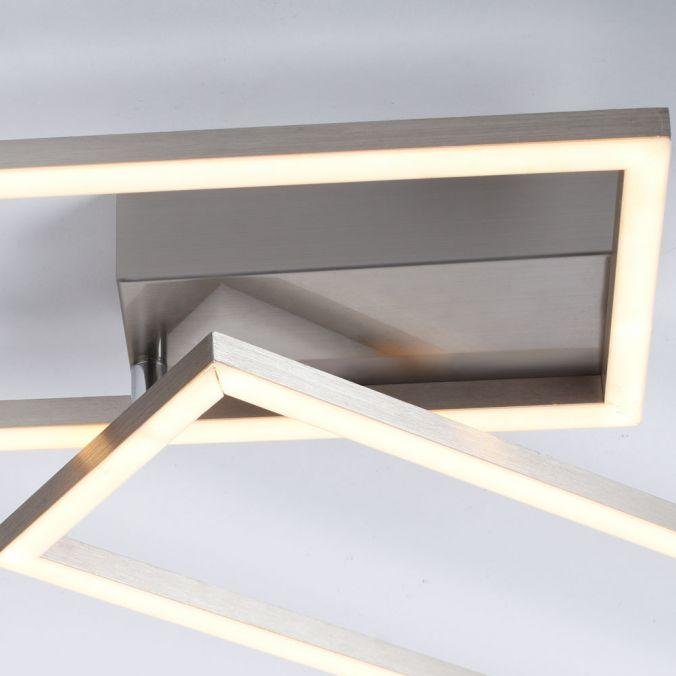 LD 14023-55 IVEN LED stropní svítidlo, barva ocel, stmívatelné, otočné, teplá bílá krokově stmívatelné 3000K - LEUCHTEN DIREKT / JUST LIGHT (obrázek 3)