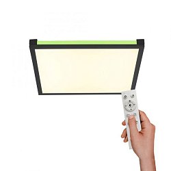 Obrázek pro produkt MARIO LED stropní svítidlo, černá, stmívatelné, dálkový ovladač, paměť 2700-5000K - LEUCHTEN DIREKT / JUST LIGHT