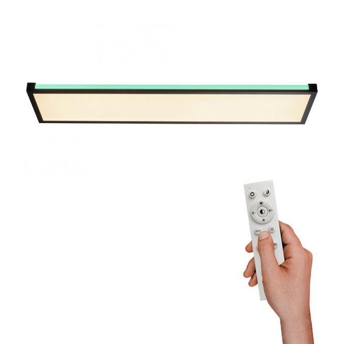 LD 11622-18 MARIO LED stropní svítidlo, černá, stmívatelné, dálkový ovladač, paměť 2700-5000K - LEUCHTEN DIREKT / JUST LIGHT
