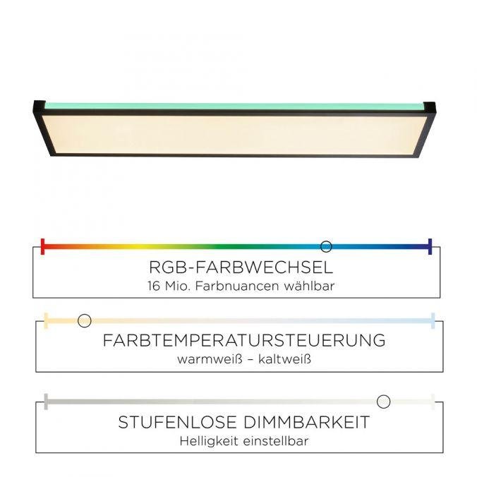 LD 11622-18 MARIO LED stropní svítidlo, černá, stmívatelné, dálkový ovladač, paměť 2700-5000K - LEUCHTEN DIREKT / JUST LIGHT (obrázek 4)