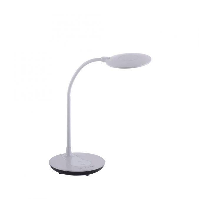 Levně LD 14416-16 ASTRID LED stolní lampa, bílé, stmívatelné, CCT, vč. nabíjení mobilu 3000-5500K - LEUCHTEN DIREKT / JUST LIGHT