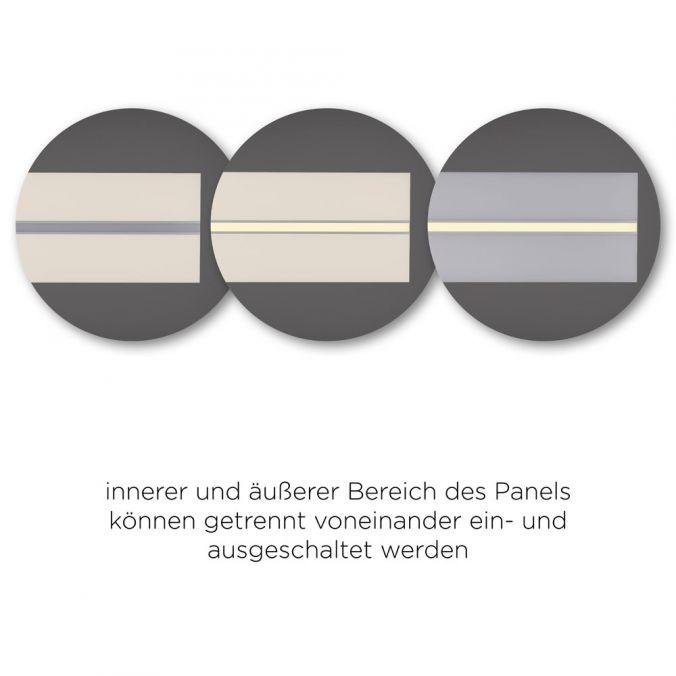 LD 14854-16 EDGING LED panel svítidlo, stropní svítidlo, 100x25cm, moderní, dálkový ovladač 2700-5000K - LEUCHTEN DIREKT / JUST LIGHT (obrázek 3)