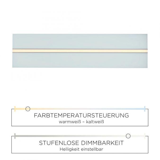 LD 14854-16 EDGING LED panel svítidlo, stropní svítidlo, 100x25cm, moderní, dálkový ovladač 2700-5000K - LEUCHTEN DIREKT / JUST LIGHT (obrázek 4)