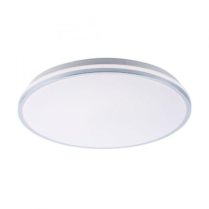LD 14844-17 ISABELL LED stropní svítidlo, chrom, stínidlo, IP44, koupelna, teplá bílá 3000K - LEUCHTEN DIREKT / JUST LIGHT
