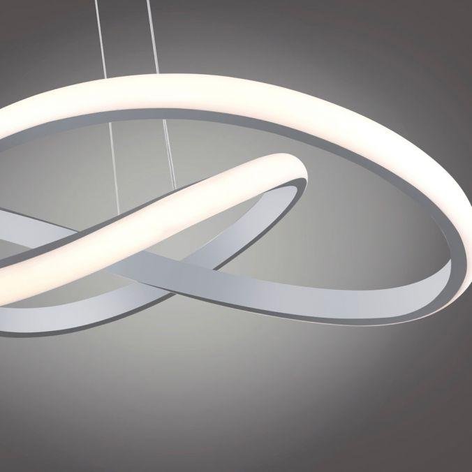 LD 15402-95 MARIA LED závěsné svítidlo, barva hliník, stmívatelné, nastavitelná výška krokově stmívatelné 3000K - LEUCHTEN DIREKT / JUST LIGHT (obrázek 3)