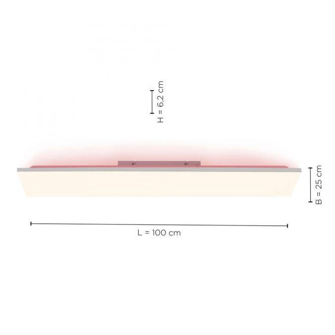LD 15601-16 GUSTAV LED stropní svítidlo, bílé, CCT, RGB, dálkový ovladač, stmívatelné 2700-5000K - LEUCHTEN DIREKT / JUST LIGHT (obrázek 5)