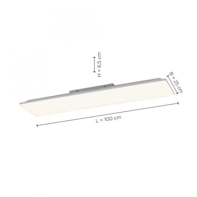 LD 15621-16 YUKON LED panel svítidlo, 100x25cm, RGB a CCT, stmívatelné RGB+2700-5000K - LEUCHTEN DIREKT / JUST LIGHT (obrázek 5)