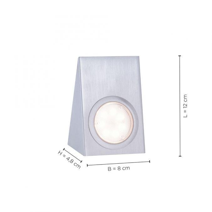 LD 84111-55-3 THEO LED skříňkové svítidlo, ocel, 3-ramenné, klínovité, moderní 3000K - LEUCHTEN DIREKT / JUST LIGHT (obrázek 4)