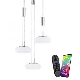 Obrázek pro produkt Paul Neuhaus, Q-ETIENNE, LED závěsné svítidlo ocel, Smart Home ZigBee 2700-5000K - PAUL NEUHAUS