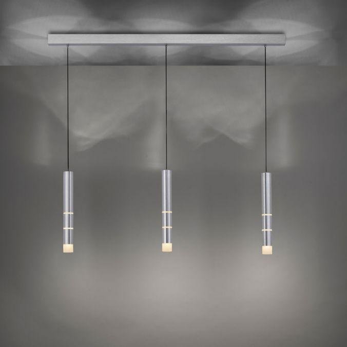 PN 2213-95 PURE-VEGA LED závěsné svítidlo 3-ramenné, barva hliník, teplá bílá 3000K - PAUL NEUHAUS (obrázek 5)