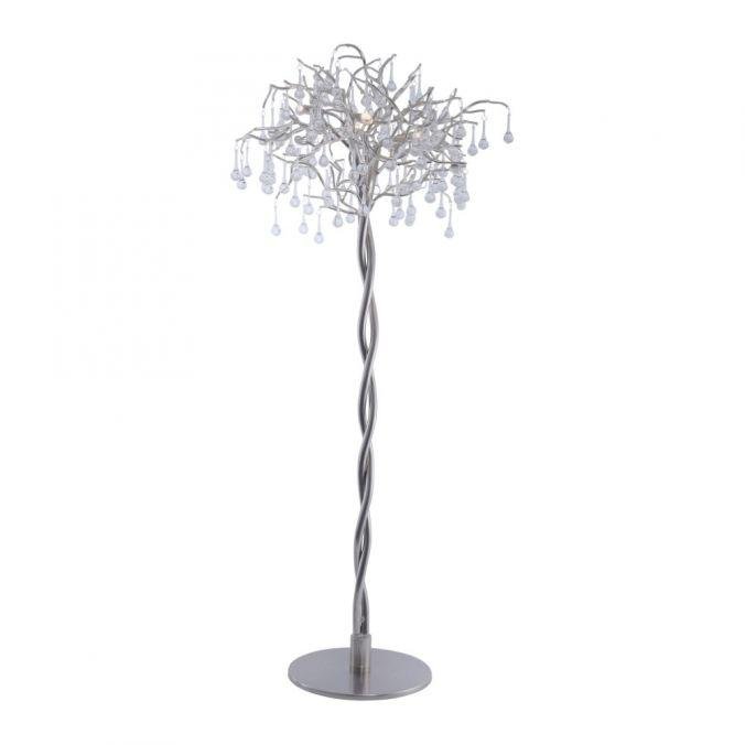 PN 232-55 Stojací lampa ICICLE 5x G9 40W stříbrná - PAUL NEUHAUS