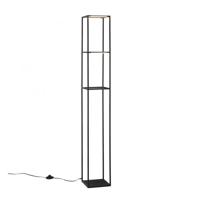 PN 401-18 CONTURA LED stojací svítidlo, černá, teplá bílá, stmívatelné, do interiéru 3000K - PAUL NEUHAUS