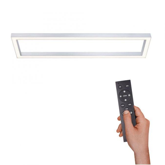 PN 6023-95 PURE-LINES LED stropní svítidlo 110x30 cm 2700-5000K hliník - PAUL NEUHAUS