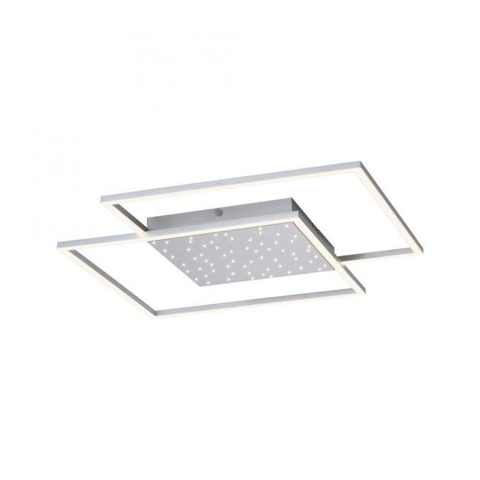PN 6024-55 YUKI LED stropní svítidlo, barva ocel, dálkový ovladač, stmívatelné, CCT 2700-5000K - PAUL NEUHAUS