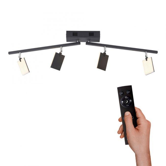 PN 6356-18 PURE-MIRA LED stropní svítidlo stmívatelné CCT paměť 2700-5000K černá perleť - PAUL NEUHAUS