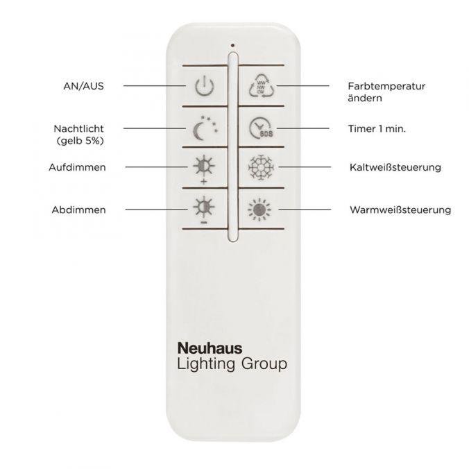 PN 8330-79 PALMA LED stropní svítidlo, dřevo, CCT, dálkový ovladač, do interiéru 2700-5000K - PAUL NEUHAUS (obrázek 6)