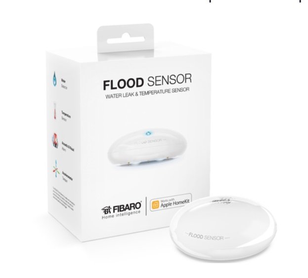 FIB Y001838 Čidlo zaplavení pro Apple HomeKit (Bluetooth) FGBHFS-101 - FIBARO