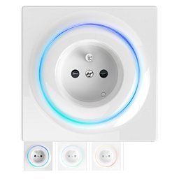 Obrázek pro produkt Walli Chytrá zásuvka, Z-Wave Plus, lesklá bílá FGWOE-011 - FIBARO
