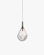 BOMMA 1/80/95107/B/00000/135/A/ANT… Závěsné svítidlo Soap Mini bez baldachýnu čirá / antracit 2,5m kabel - BOMMA