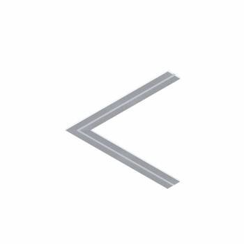 Levně NOVA 101802.99 Profil L-16 EVO ANGOLARE OPAL 1+1m - NOVALUX