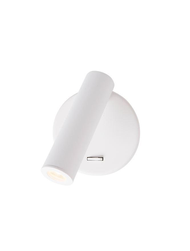 NV 8140521 Bodové svítidlo LAREDO bílý hliník LED 3W 3200K vypínač na těle - NOVA LUCE (obrázek 2)