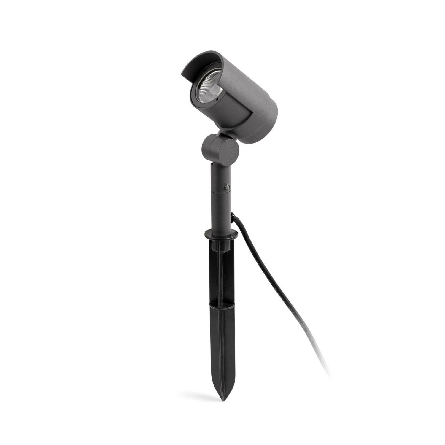 Levně FARO 70158 FOC 210 tmavě šedá bodové svítidlo se zápichem - FARO