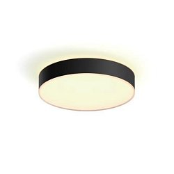 Obrázek pro produkt Hue Bluetooth LED White Ambiance Stropní svítidlo Philips Enrave M 41159/30/P6 19,2W 2450lm 2200-6500K IP20 38,1cm černé, stmívatelné s dálkovým ovladačem - PHILIPS HUE (915005996701)