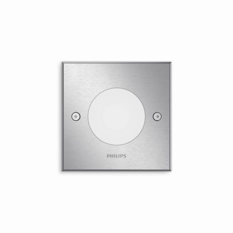 PH 17356/47/P0 LED Venkovní bodové pojezdové svítidlo Philips Crust 17356/47/P0 chromové 2700K - PHILIPS (915005395601)