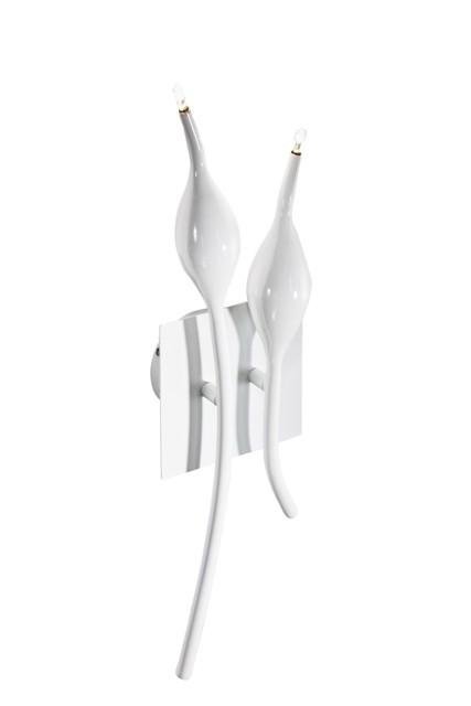 Levně AZZ AZ0047 Nástěnné svítidlo Snake wall (white) - AZZARDO