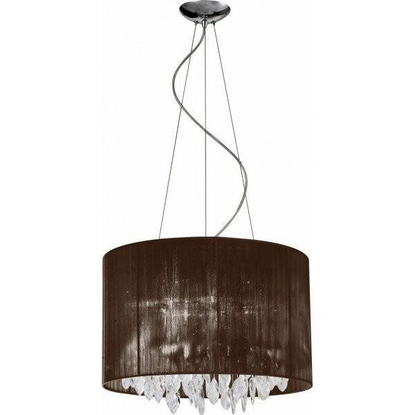 AZZ AZ0511 Závěsné svítidlo Azzardo Sidney round brown AZ0511 G9 7x40W IP20 45cm hnědé kulaté - AZZARDO