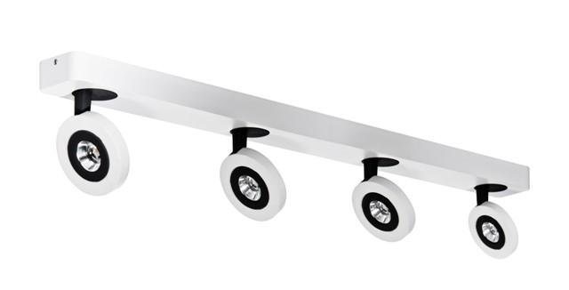AZZ AZ0672 LED Nástěnné/stropní přisazené svítidlo Azzardo Enzo 4PR AZ0672 4x5W 920lm 3000K IP20 75cm bílo-černé - AZZARDO