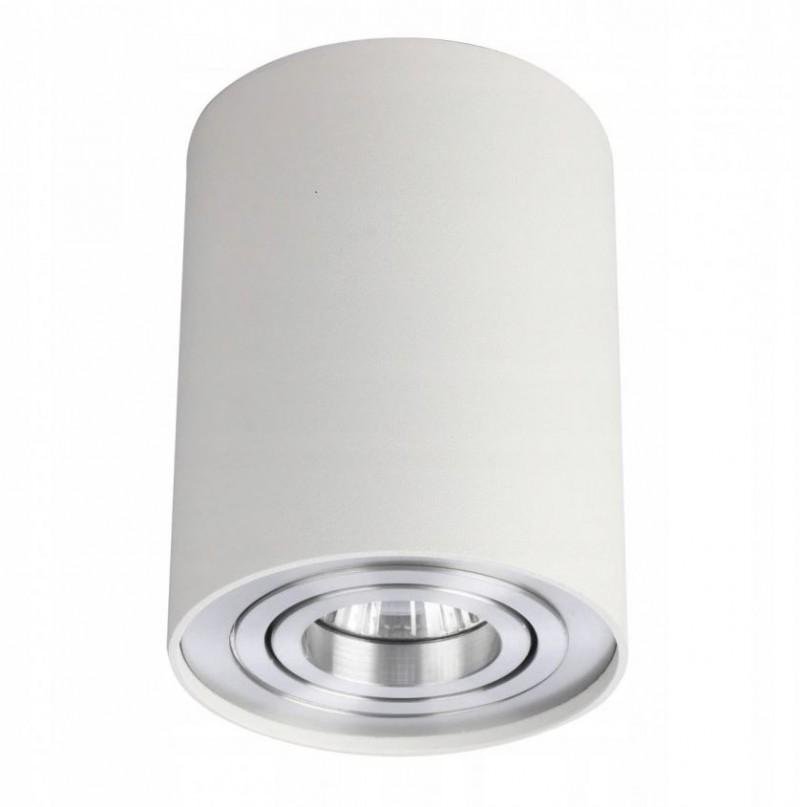 AZZ AZ0781 Stropní bodové přisazené svítidlo Azzardo Bross 1 white/aluminium AZ0781 GU10 1x50W IP20 9,6cm bílo-hliníkové - AZZARDO