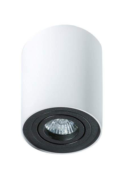 AZZ AZ1436 Stropní bodové přisazené svítidlo Azzardo Bross 1 white/black AZ1436 GU10 1x50W IP20 9,6cm bílo-černé - AZZARDO