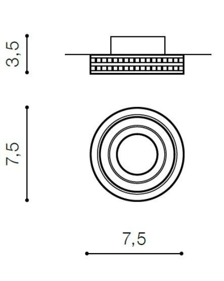 AZZ AZ1459 Eva Round (gold) - AZZARDO (obrázek 4)