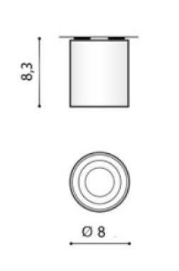 AZZ AZ1756 Mini Bross (aluminium) - AZZARDO (obrázek 3)