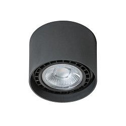 Obrázek pro produkt Stropní přisazené bodové svítidlo Azzardo Eco Alix black AZ1837 GU10+ADAP111/ES111 1x40W/1x50W IP20 12cm 230V černé - AZZARDO