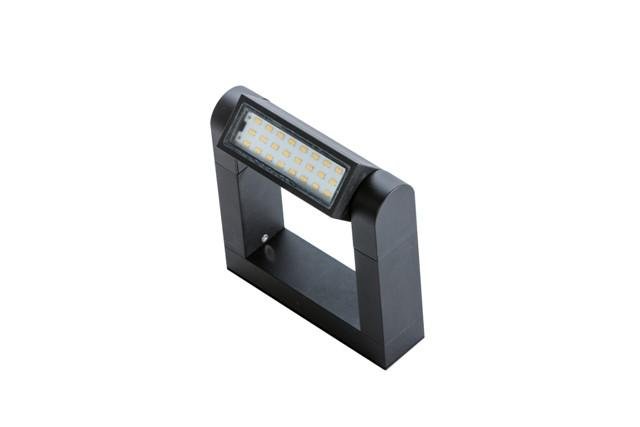 Levně AZZ AZ2132 LED Venkovní nástěnné svítidlo Azzardo Frame wall dark grey AZ2132 8W 800lm 3000K IP54 18,5cm tmavě šedé - AZZARDO