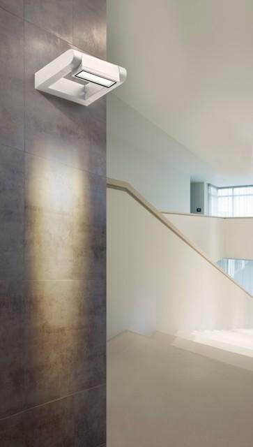AZZ AZ2132 LED Venkovní nástěnné svítidlo Azzardo Frame wall dark grey AZ2132 8W 800lm 3000K IP54 18,5cm tmavě šedé - AZZARDO (obrázek 5)