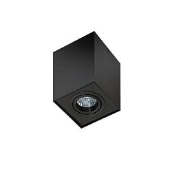 Obrázek pro produkt Stropní bodové přisazené svítidlo Azzardo Eloy 1 black/black AZ2137 GU10 1x50W IP20 9,5cm hranaté černé - AZZARDO