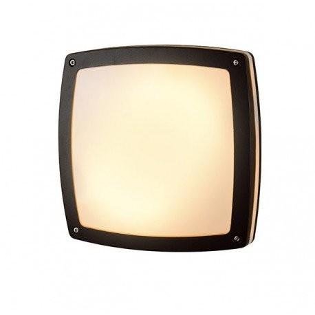 AZZ AZ2186 LED Stropní a nástěnné přisazené svítidlo Azzardo Fano Square dark grey AZ2186 9W 750lm 3000K IP54 22cm hranaté tmavě šedé - AZZARDO