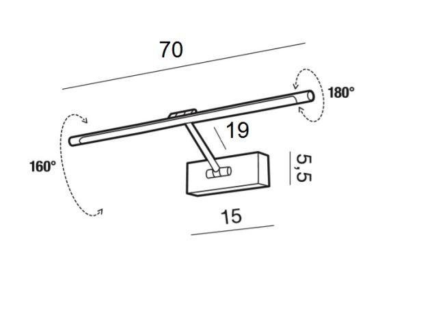 AZZ AZ2659 Davinci 70 (black chrome) - AZZARDO (obrázek 4)
